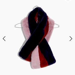 Madewell Faux Fur Muffler Scarf